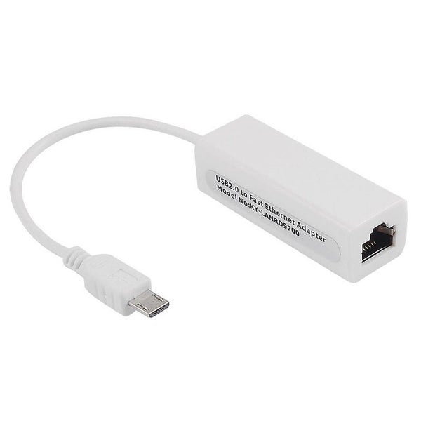 Micro Usb 5 Pin 10100 Mbps Rj45 Lan Ethernet Adapter For Tablet Pc USB Cables H Carousel 1