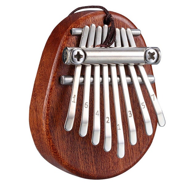 8 Key Mini Kalimba Exquisite Finger Thumb Piano Marimba Musical Good Accessory Carousel 1