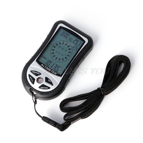 Digital 8 In 1 Lcd Compass Barometer Altimeter Thermo Temperature Clock Calendar Carousel 1