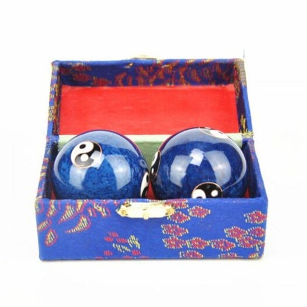 Traditional Chinese Exercise Stress Message Balls With Chime Improve Joints Blu Carousel 1