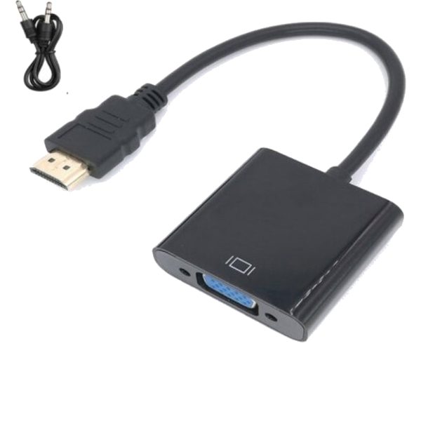 Hod Health & Home Hdmi To Vga Converter Digital For Pc Laptop Tablet 1080P Adapt Carousel 1