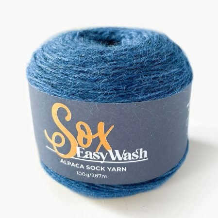 Alpaca Yarns Sox Easy Wash - Kettle Dye 903 Blue Carousel 1