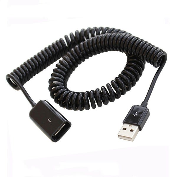 Usb 2.0 Extension Cable Male To Female Retractable Spring Type 3M USB Cables Hub Carousel 1