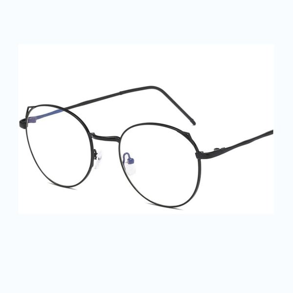 Anti Blue Light Ray Glasses Cat Ear Metal Frame Men Women Black Carousel 1