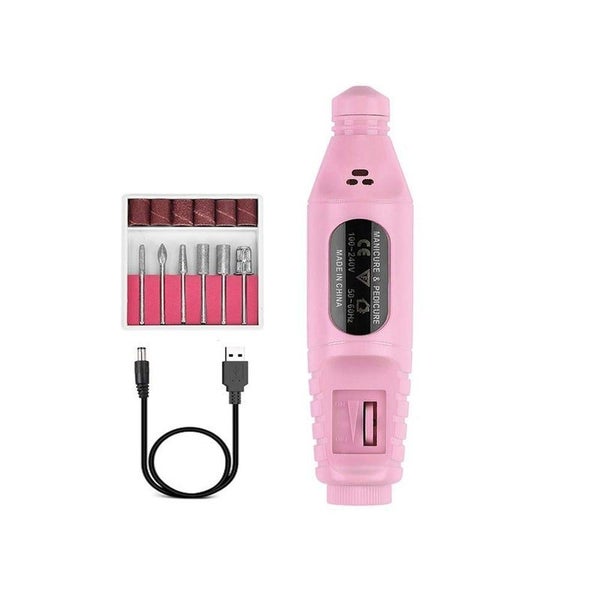 Electric Nail Files Professional Nails Drill Kit For Acrylic Gel Portable Speed Carousel 1