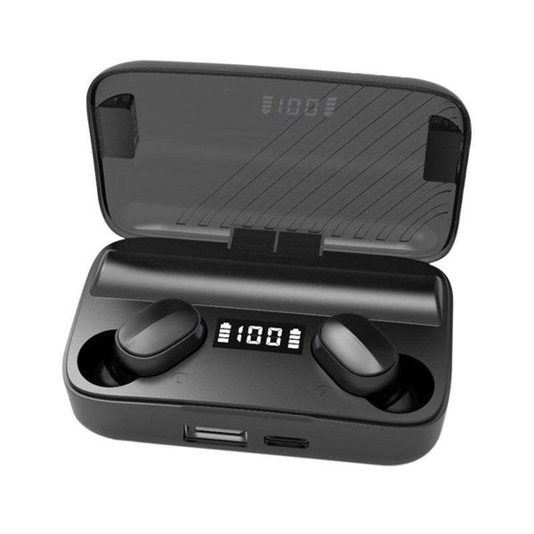 Bt5.0 True Wirelessly Stereo Sport Leds Display Earbuds Headset Hi Fi Sound Carousel 1