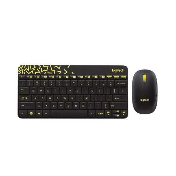 Wireless Keyboard And Mouse Suit Mini Slim Notebook Black Carousel 1