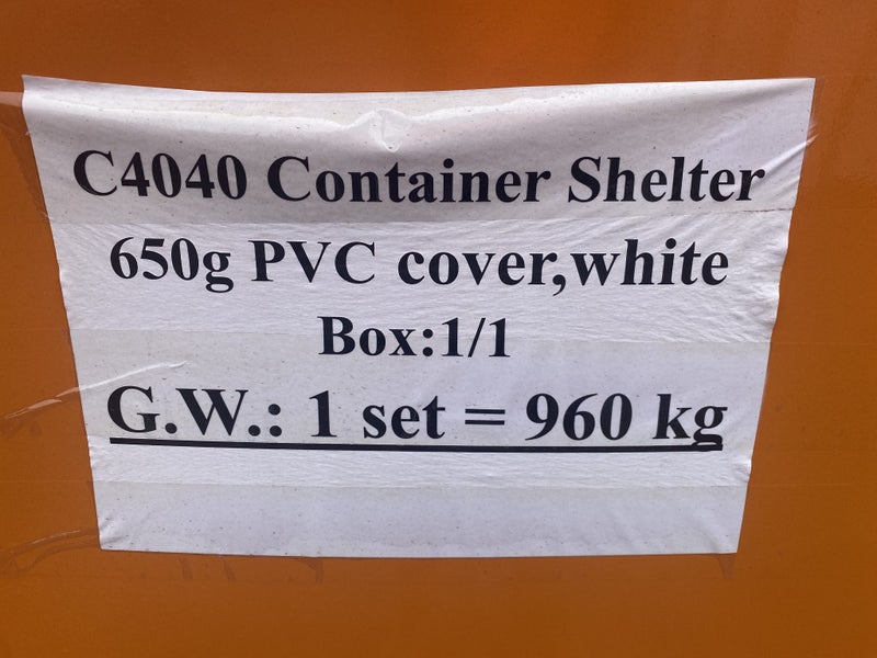 C4040 Container Shelter 12m L x 12m W x 4.5m H Carousel 5