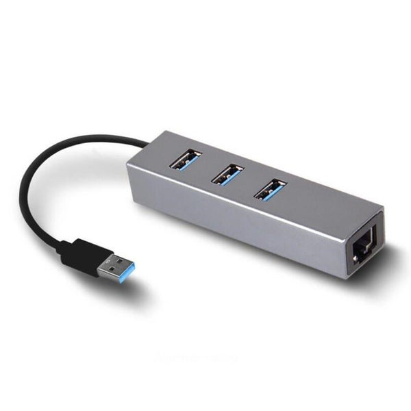 Usb 3.0 Hub Ethernet Network Adapter Ports To Rj45 Lan 101001000M Card For Macb Carousel 1