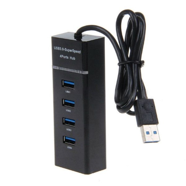 Usb 3.0 Hub High Speed 4 Port Independent Switch Four Bit Splitter Multi Interf Carousel 1