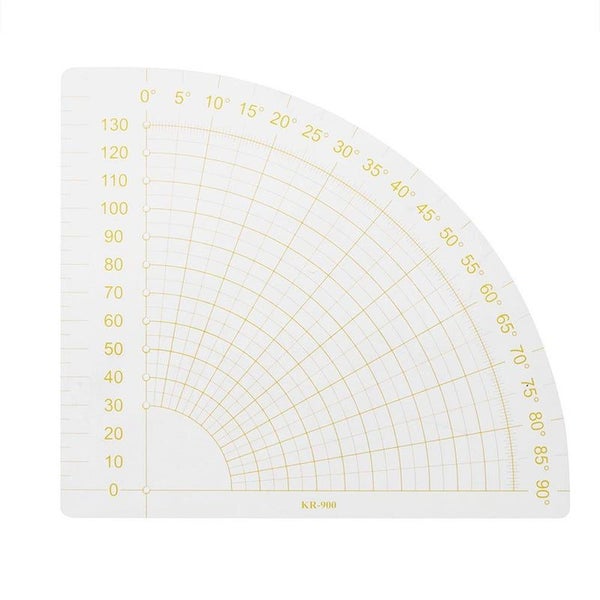 Fan Shape Ruler Foot Seam Patchwork Diy Sewing Measuring Scrapbook Tool Carousel 1
