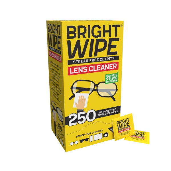 BRIGHTWIPE™ 250pcs MULTI-PURPOSE LENS CLEANING WIPE **VALUE PACK** Carousel 2