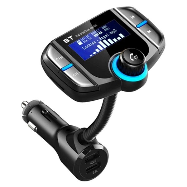 Hod Health & Home Bt70 Smart Bluetooth 4.2 Fm Transmitter Qc3.0 Quick Charge Mp3 Carousel 1
