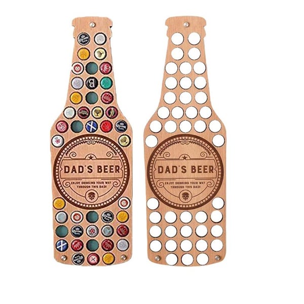 Beer Bottle Cap Collection Bracket Wall Art Decoration Plaques & Signs Carousel 1