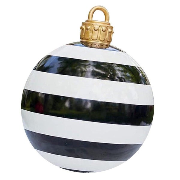 Giant Christmas Ornament Ball Outdoor Pvc 60Cm Inflatable Bauble Seasonal Decora Carousel 1