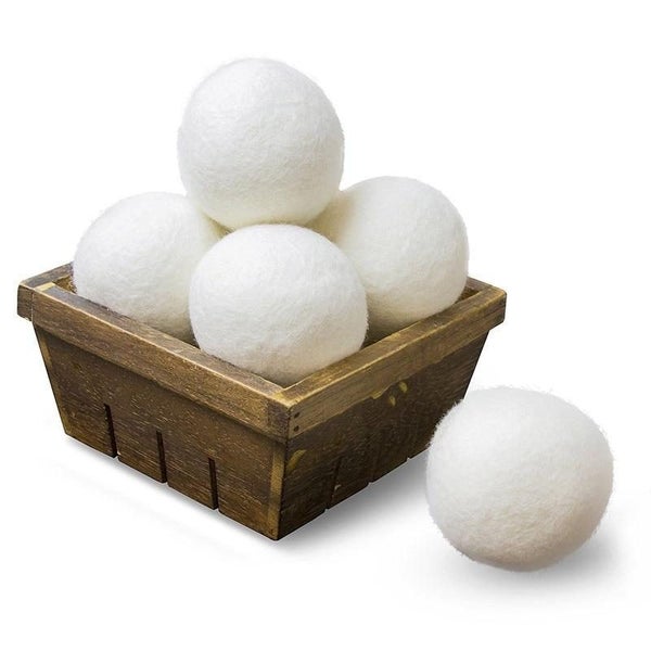Hod Health & Home 6Pcs 6Cm Wool Tumble Dryer Anti Static Balls Reusable Laundry Carousel 1
