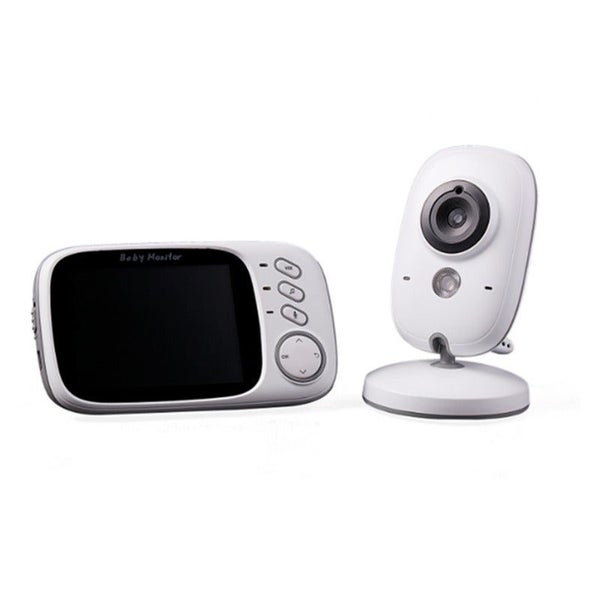 3.2 Inch Digital Wireless Baby Monitor With Two Way Intercom Temperature Display Carousel 1