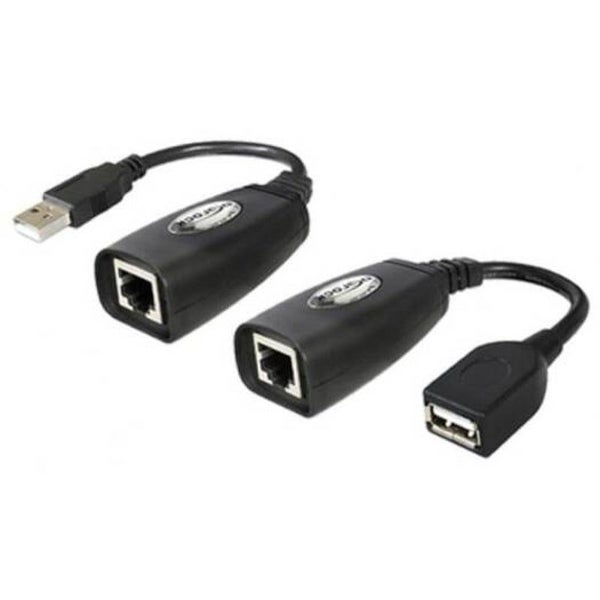 Hod Health & Home 150Ft Usb 2.0 To Rj45 Lan Network Extension Cable Adapter Blac Carousel 1