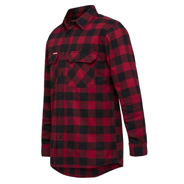 Hard Yakka Long Sleeve Check Flannel Shirt Carousel 1