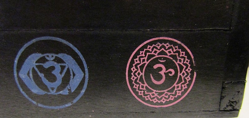 Chakra wooden incense box Carousel 6