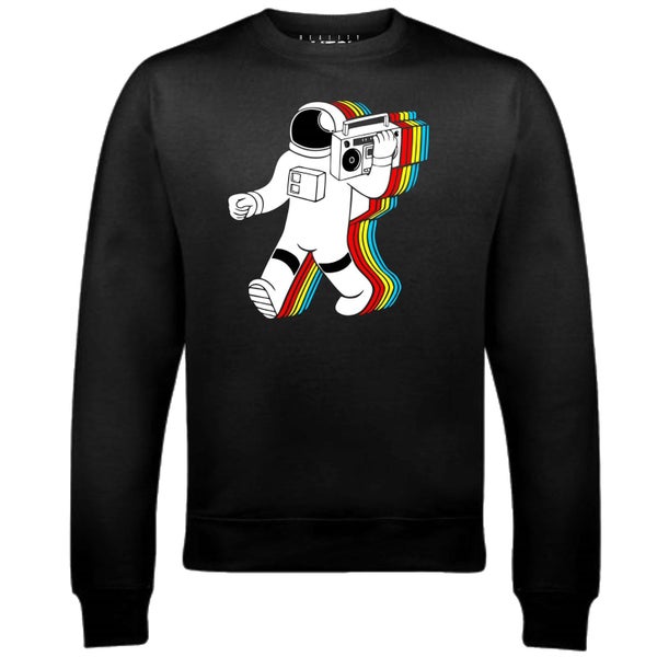 Men's Funky Spaceman Sweatshirt Carousel 1
