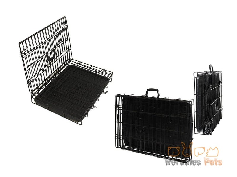Dog Cage Collapsible Metal Crate 48" 121cm Carousel 2