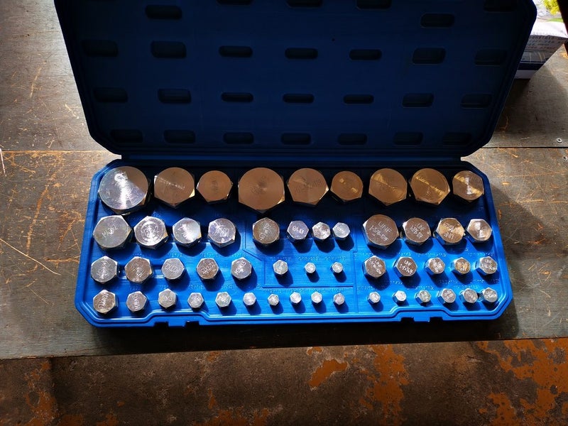 Thread Identification Kit for hydralic Fittings Carousel 1