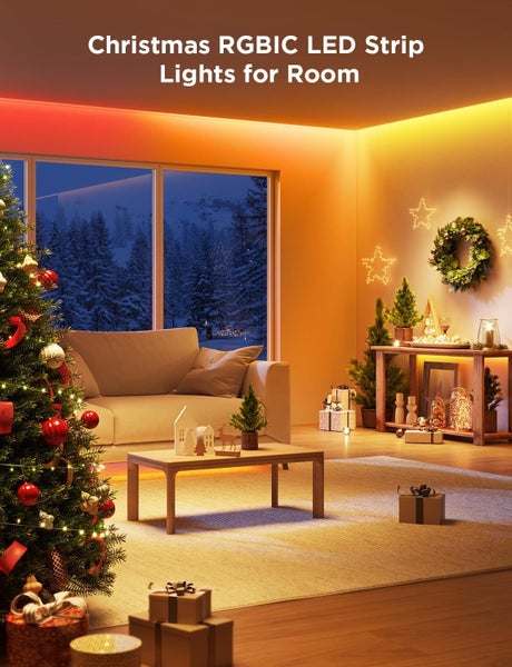 Govee Smart App RGBIC Smart LED Strip Lights - 2 x 10M Carousel 7