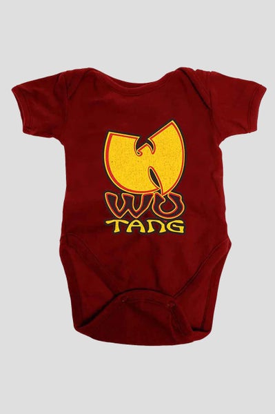 Wu Tang Clan Baby Grow Wu-Tang Logo new Official Red 0 to 24 Months Carousel 2