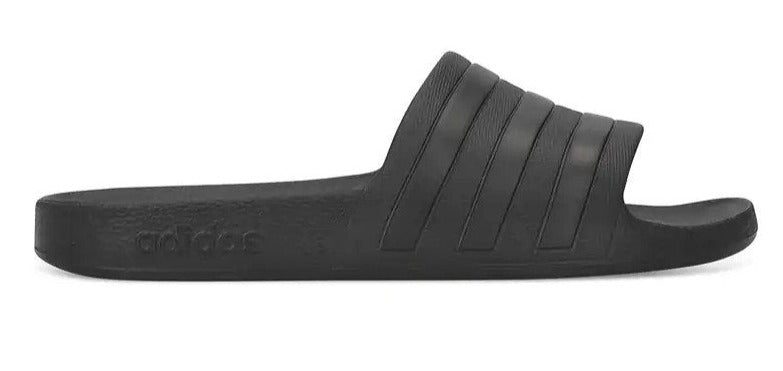 Adidas Unisex Adilette Aqua Slides - Core Black Carousel 2