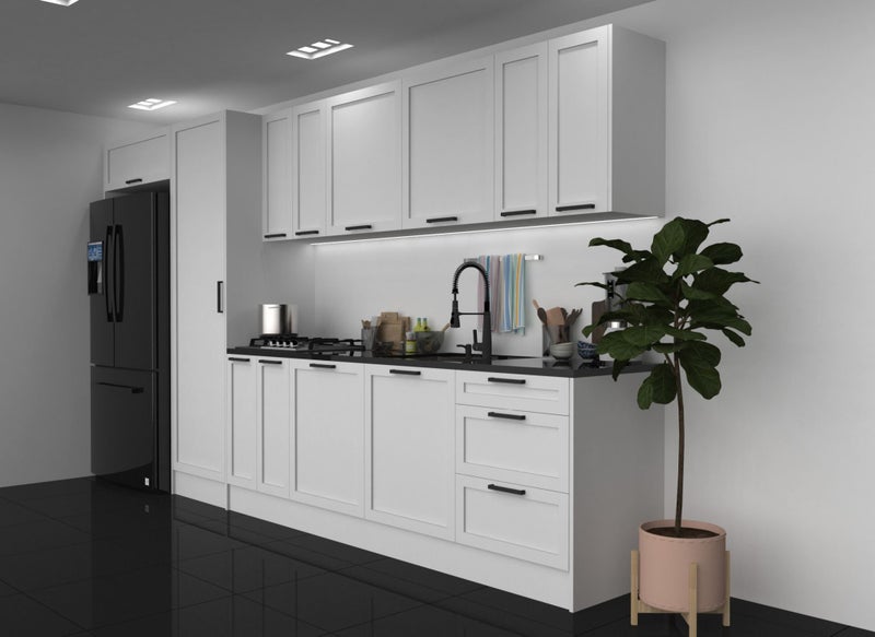 Shaker Style White Matte Kitchenette with Soft Close Hinges Carousel 2