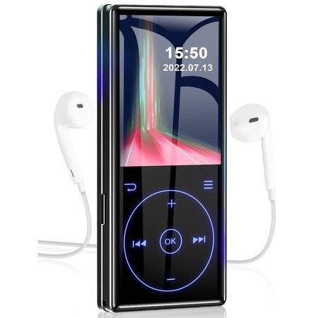 96GB MP3 Player with Bluetooth 5.0: Portable Lossless Sound Music Player with HD Carousel 1