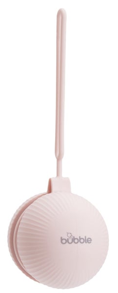 Bubble: Silicone Pacifier Holder - Pink Carousel 1