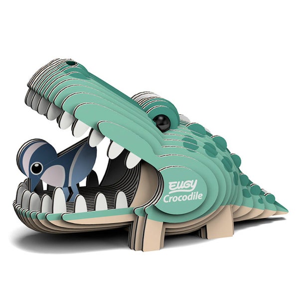Eugy: Crocodile - 3D Cardboard Model Carousel 2