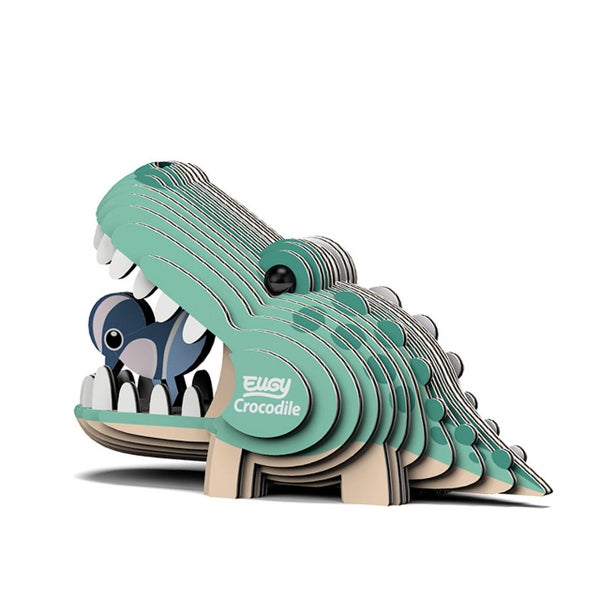 Eugy: Crocodile - 3D Cardboard Model Carousel 4