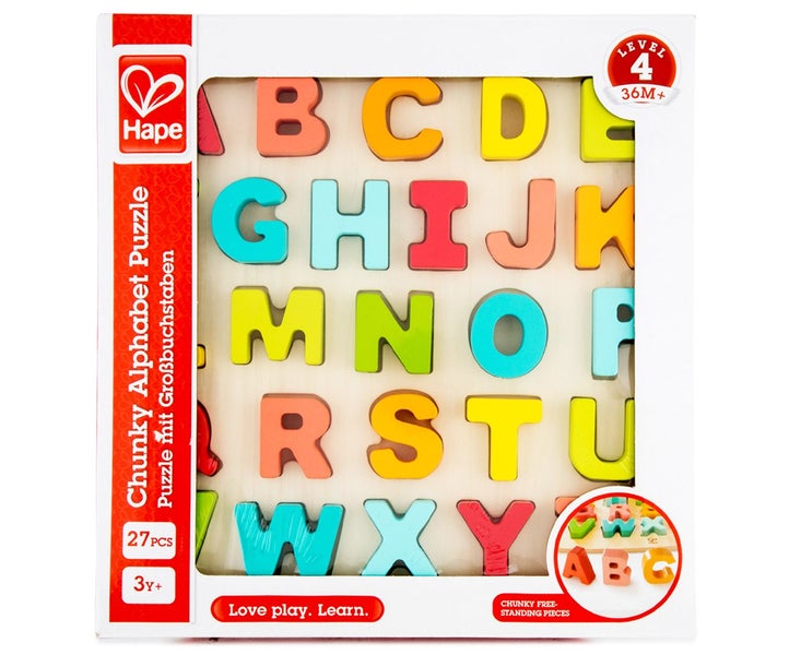 Hape: Chunky Alphabet Puzzle Carousel 2