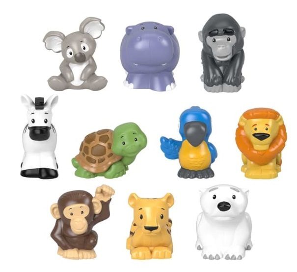 Fisher-Price: Little People 10-Piece Animal Pack Figure Set Carousel 1