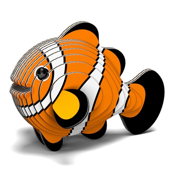 Eugy: Clown Fish - 3D Cardboard Model Carousel 2