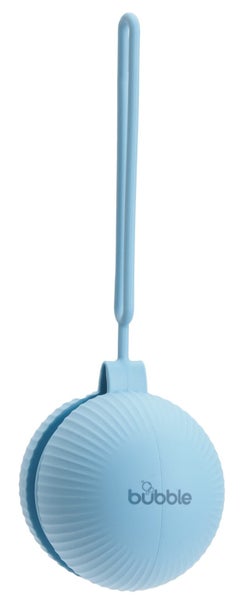 Bubble: Silicone Pacifier Holder - Blue Carousel 1