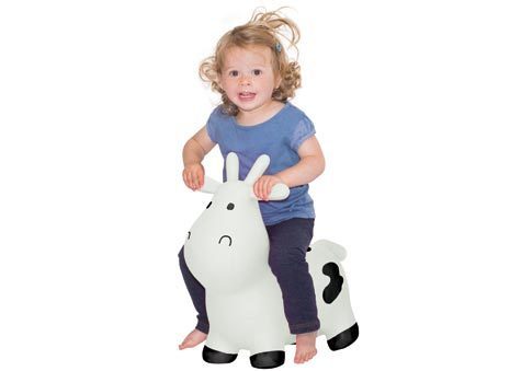 Happy Hopperz - White Cow (Small) Carousel 2