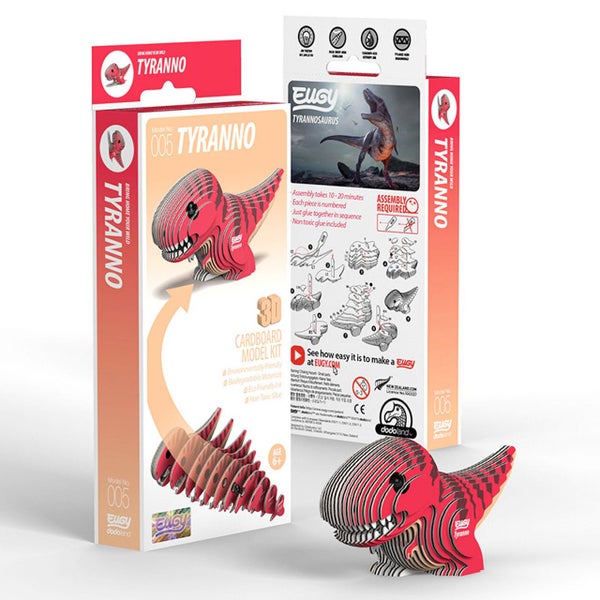 Eugy: Tyranno - 3D Cardboard Model Carousel 1