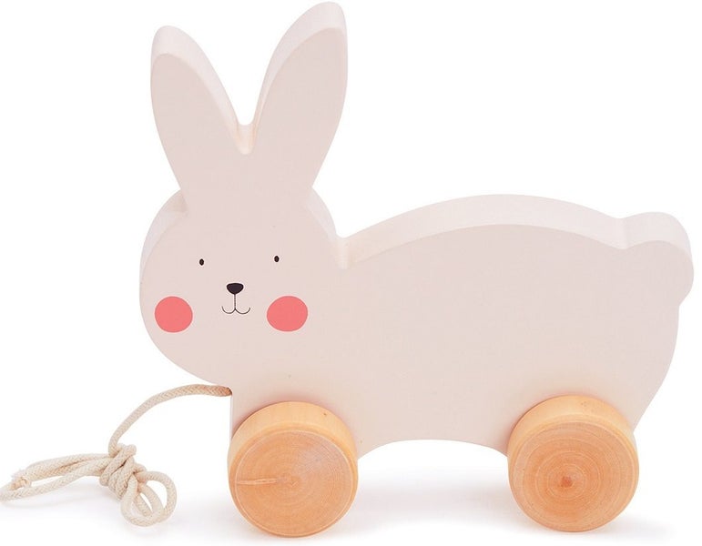 Bubble: Wooden Rabbit Pull Along Carousel 2