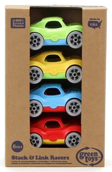 Green Toys Stack & Link Racers Carousel 1