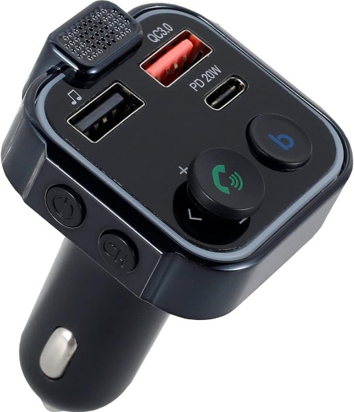 Bluetooth FM Transmitter Portable Wireless Car Radio Adapter Fast Charge Car V Carousel 2