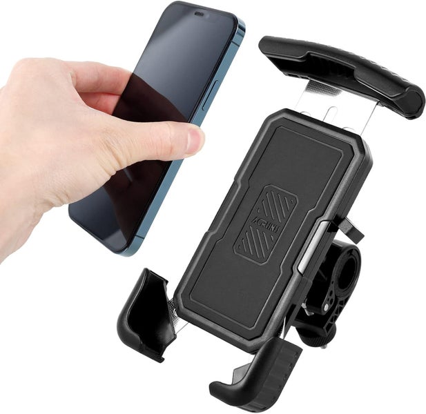 Motorcycle Phone Mount 360?a Rotatable Bike Phone Mount One-Touch Automatically Carousel 8