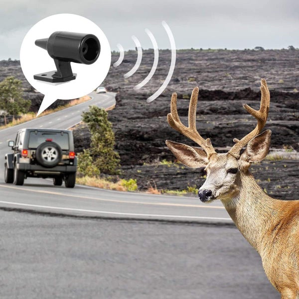4Pcs Deer Warning Whistles Device Wind Deer Repelling Whistles Air Powered Min Carousel 2