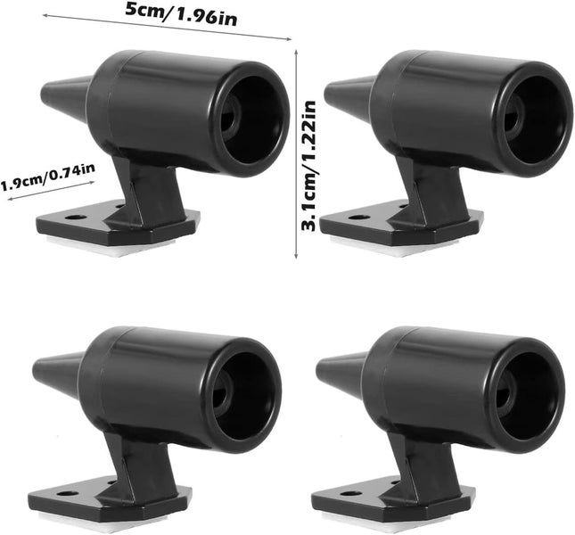 4Pcs Deer Warning Whistles Device Wind Deer Repelling Whistles Air Powered Min Carousel 7
