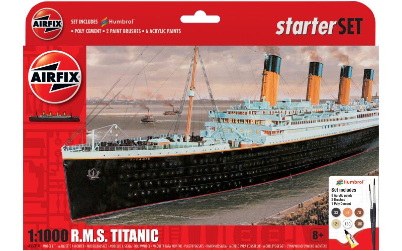 Airfix: 1:1000 R.M.S. Titanic Large Starter Set - Model Kit Carousel 1
