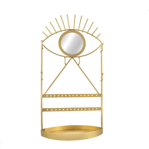 Gold Eye See You Jewellery Holder with Mirror Sass & Belle Carousel 1