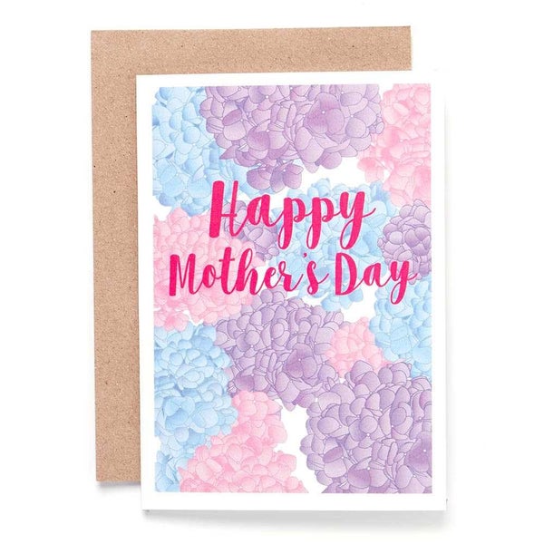 Candle Bark Mum's Hydrangeas Card Carousel 1